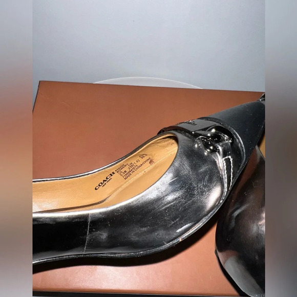 Coach Metallic Leather Sandal Size 5.5 - Picture 9 of 15